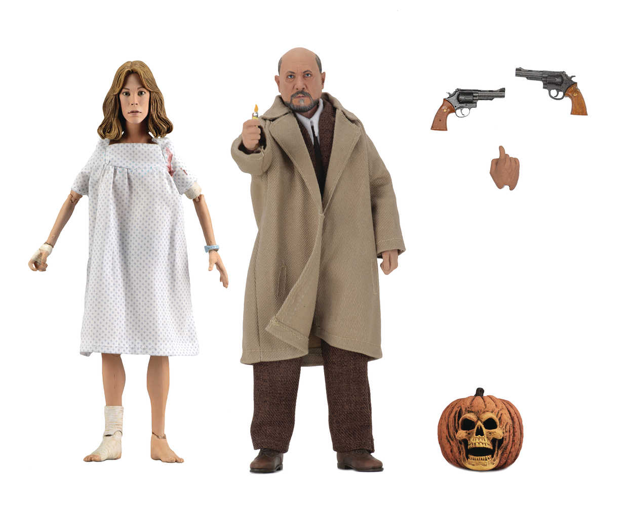 Halloween 2 Doctor Loomis & Laurie Strode 8 In Retro Action Figure 2 Pk (