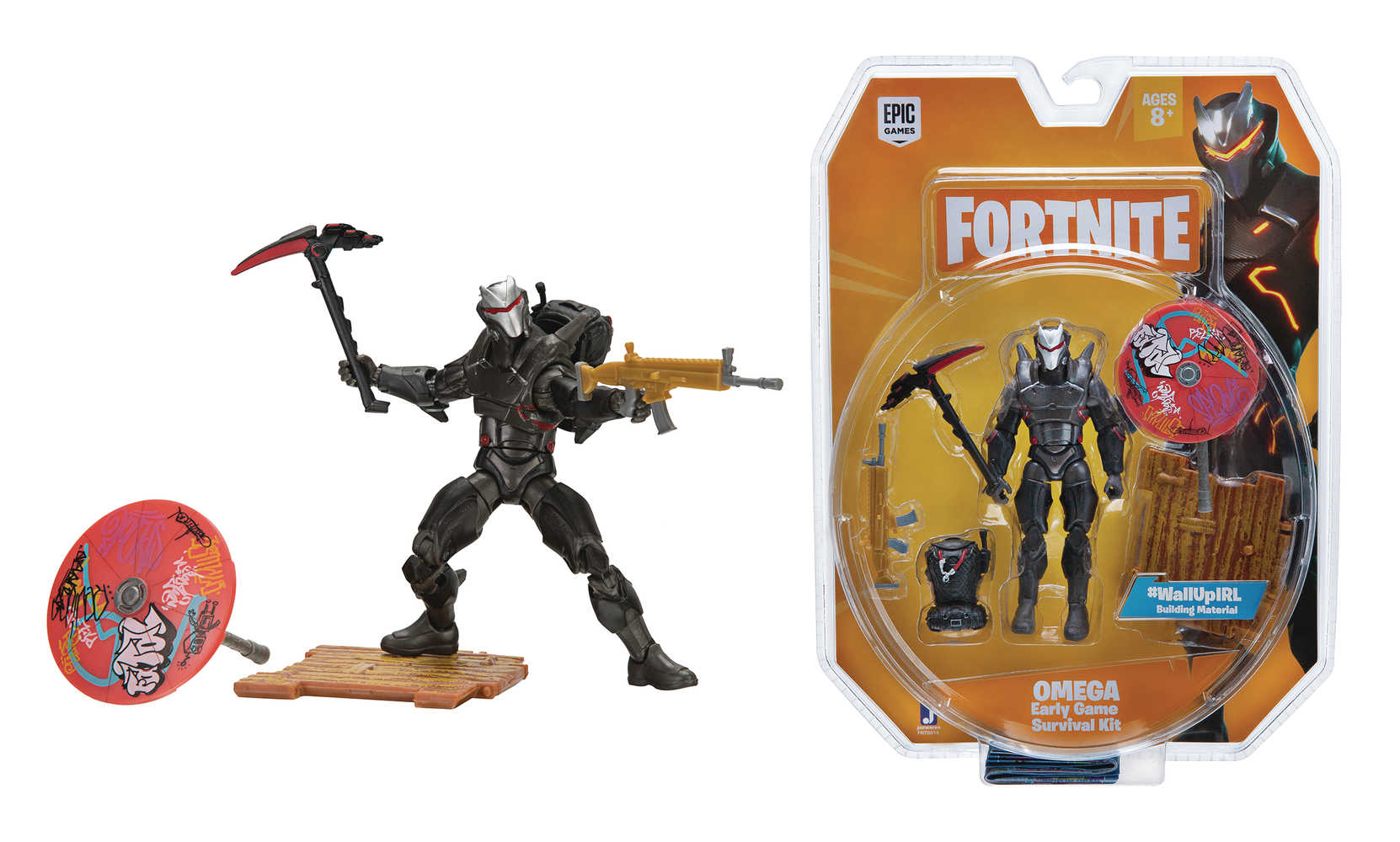 Fortnite Omega Early Game Survival Kit 4 In Action Figure 
