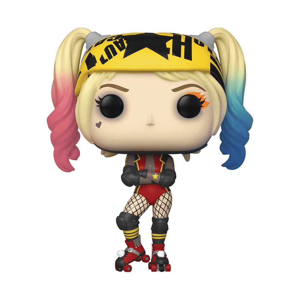 Pop Heroes Birds Of Prey Harley Quinn Roller Derby Vinyl Figure (