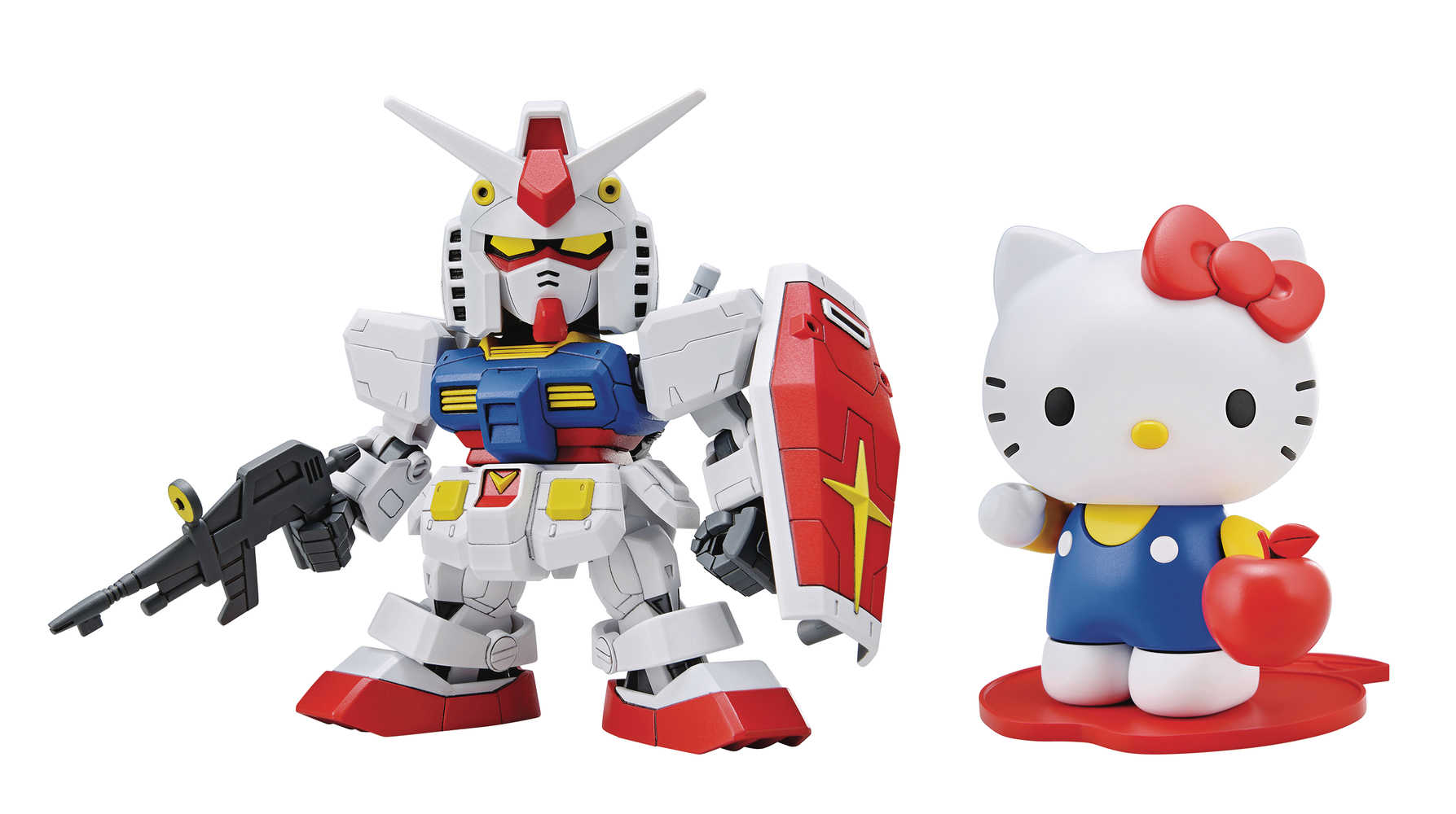 Hello Kitty & Rx 78 2 Gundam Bandai Spirits Sd Ex Std Set (N