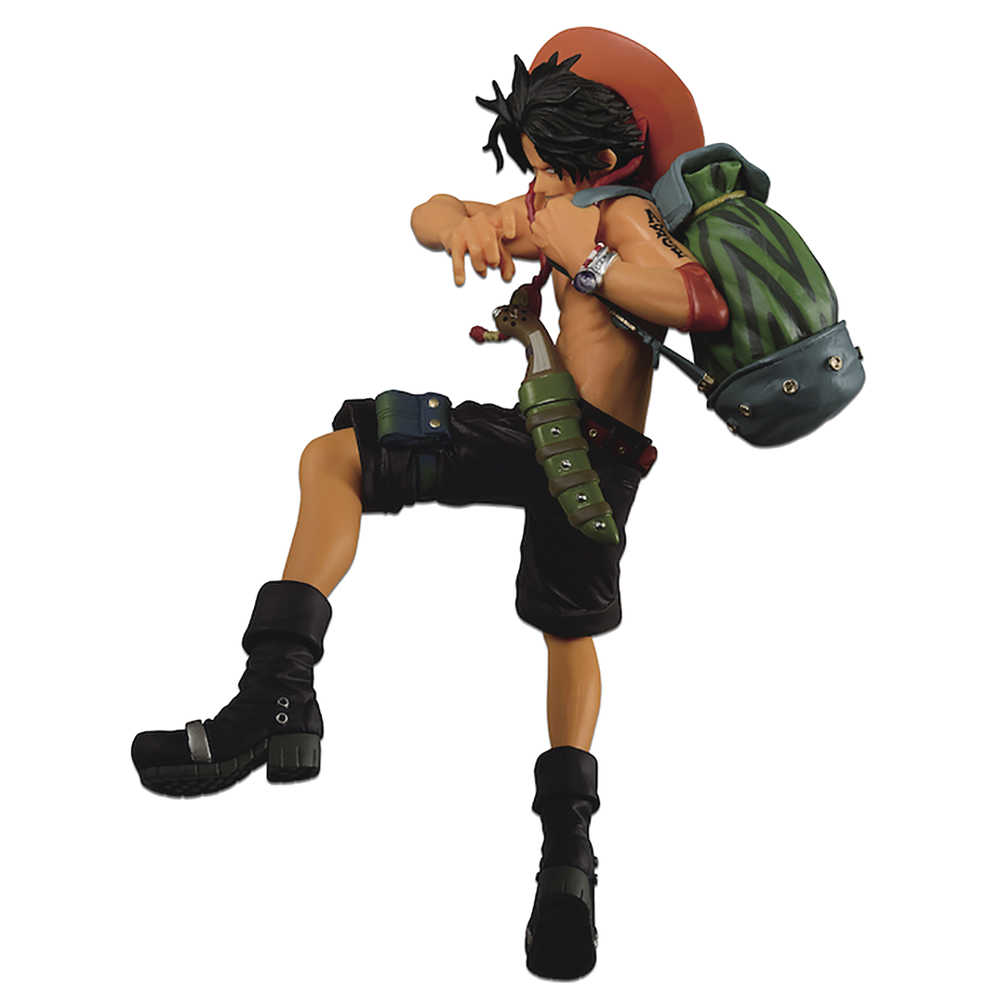 One Piece Scultures Big Banpresto Colosseum 4 V7 Ace Figure 
