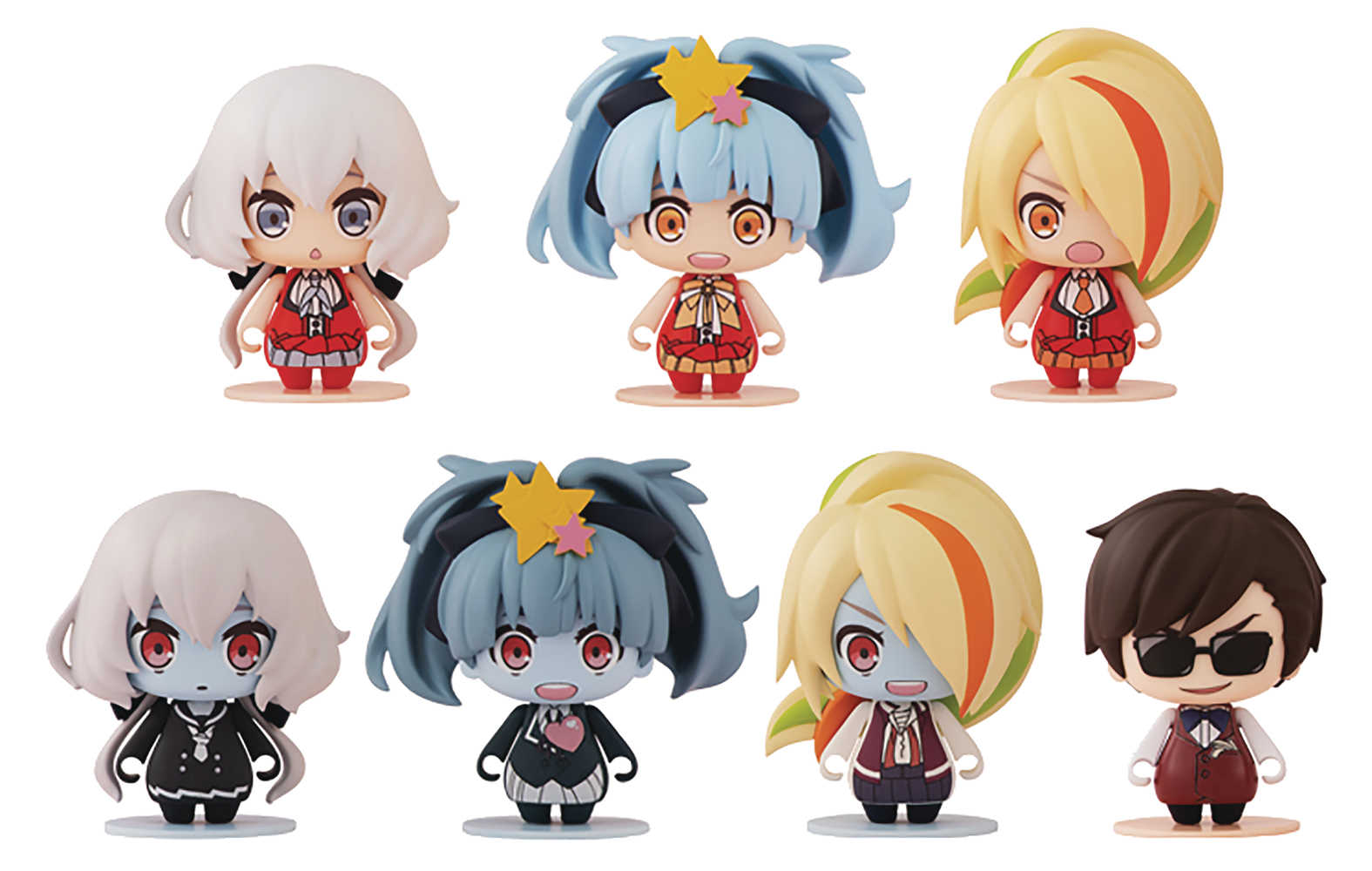 Zombie Land Saga Pocket Maquette 02 Mini Figure 8 Pc Blind Mystery Box Display 