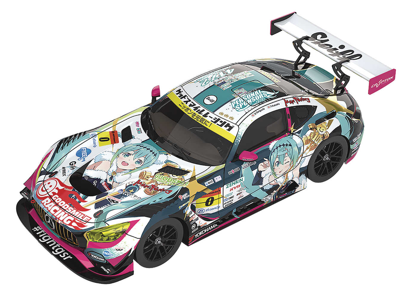 Hatsune Miku Guide To The Pro 1/64 Mini Car Amg 2018 Super Guide To The Ver 