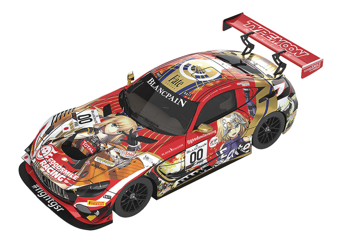Type Moon Racing 1/64 Mini Car Amg 2019 Spa24 H Ver 
