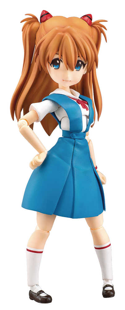 Rebuild Evangelion Parform Asuka Shikinami Action Figure School Ver 