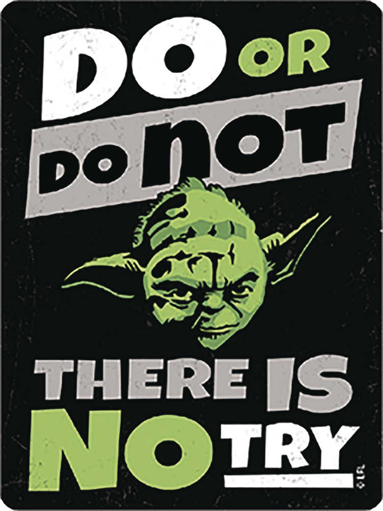 Star Wars Do Or Do Not Metal Magnet 