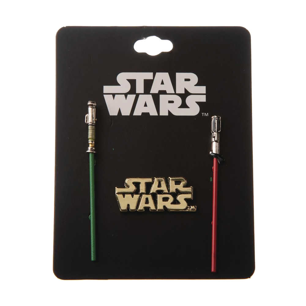 Star Wars Light Saber 3 Pc Lapel Pin Set 