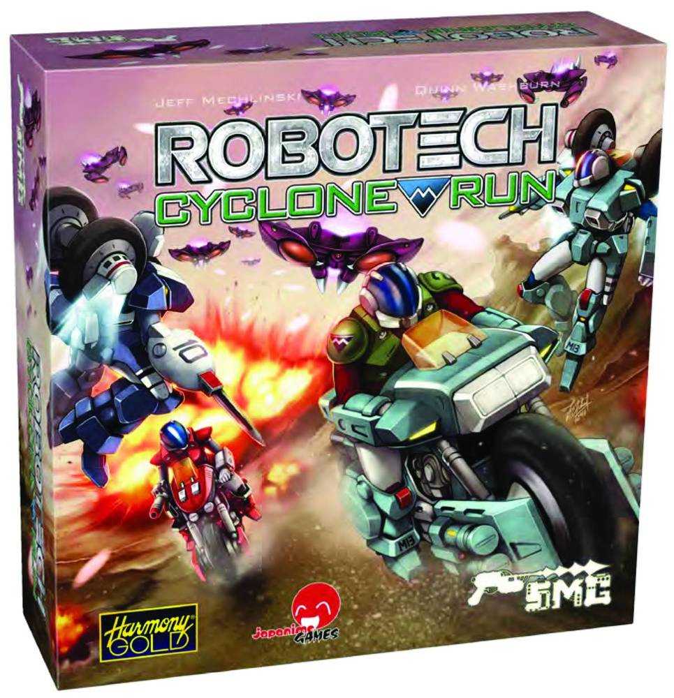 Robotech Cyclone Run Dice & Card Game 