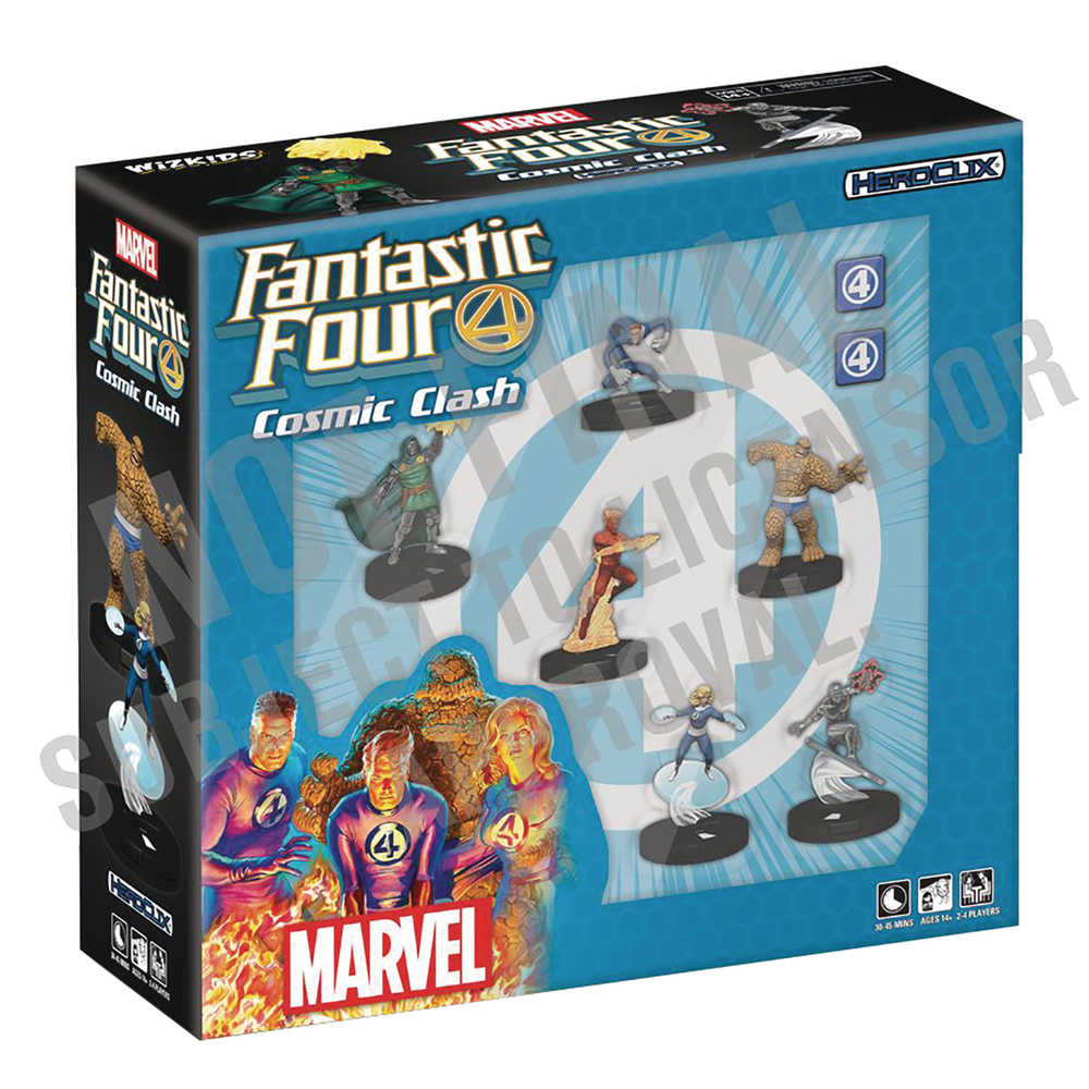 Marvel Heroclix Fantastic Four Fast Forces 6 Pk 