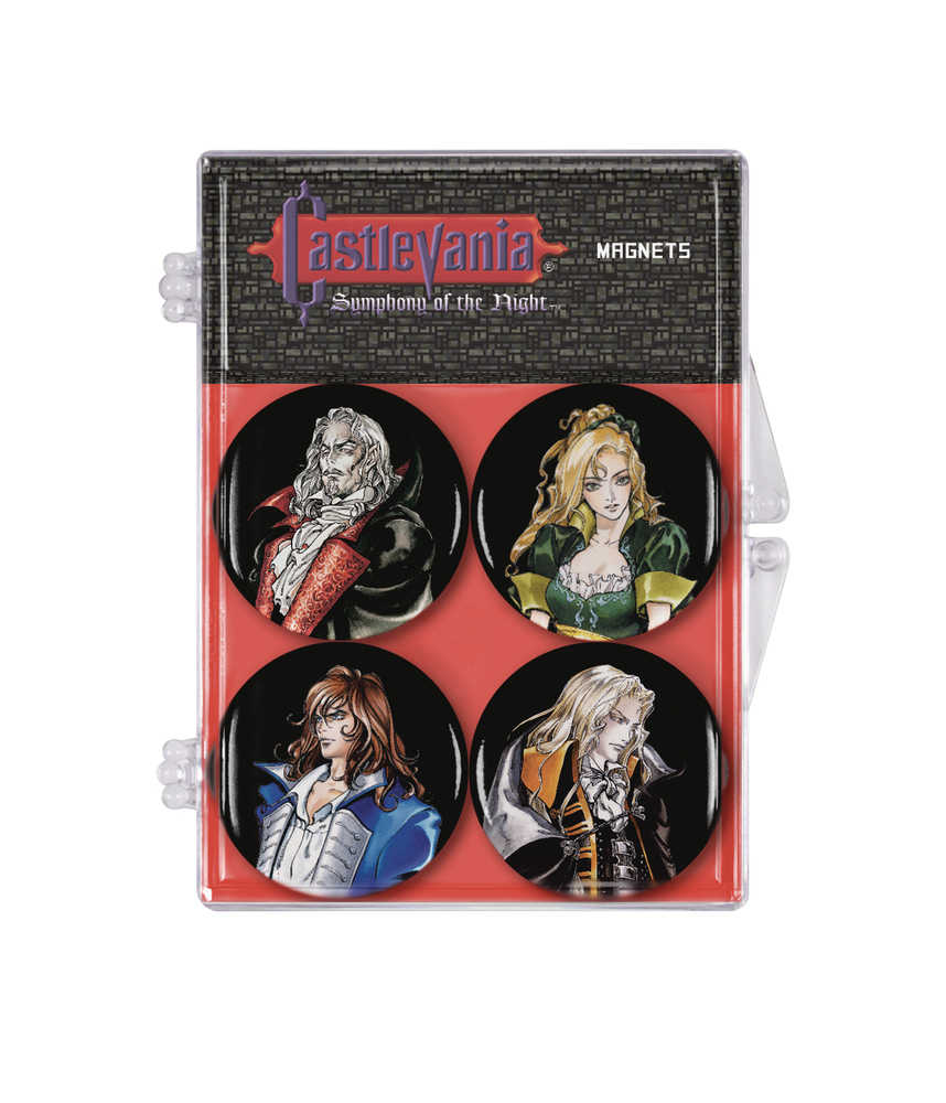 Castlevania Symphony Of The Night 4 Pack Magnet Set 