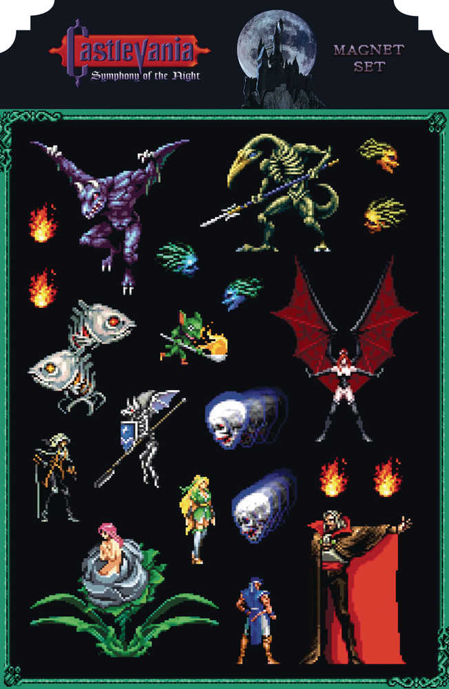 Castlevania Symphony Of The Night Magnet Set 
