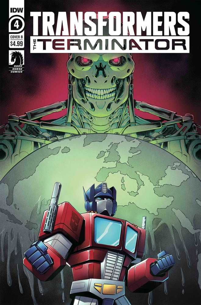 Transformers vs Terminator #4(Of 4) Cover B Montfort