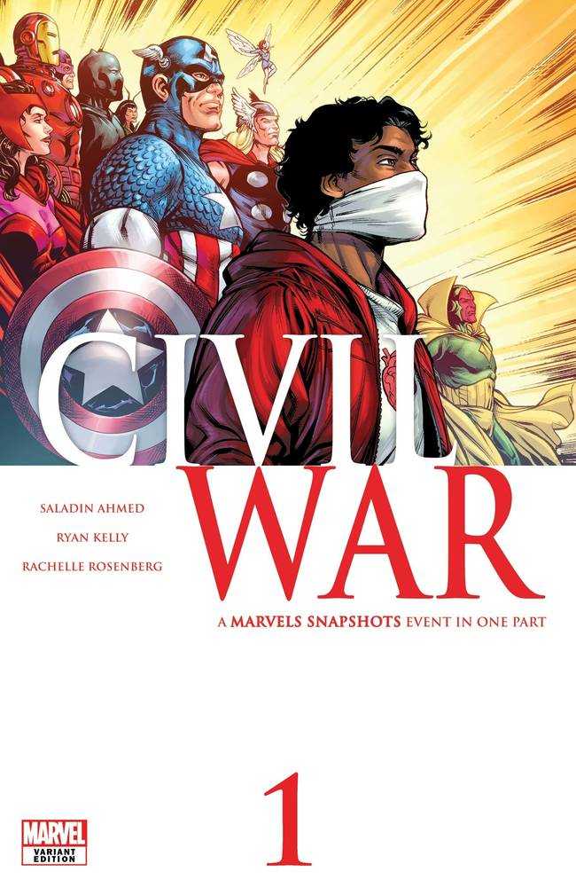 Civil War Marvels Snapshots #1 Kelly Variant