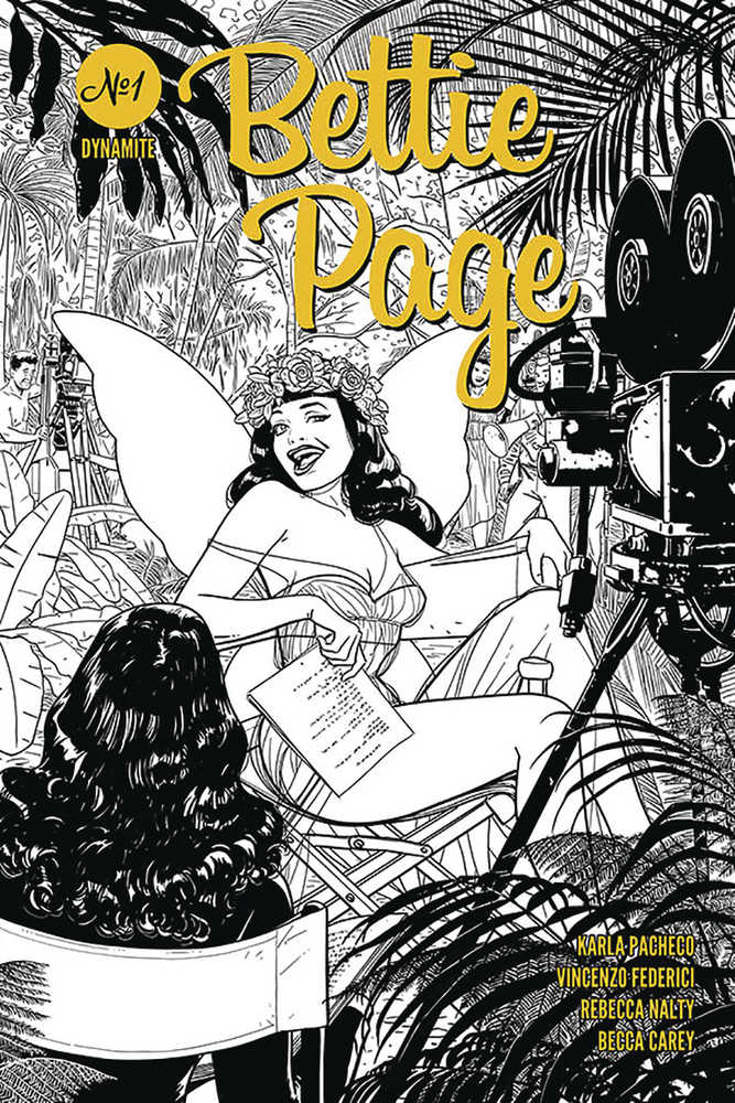 Bettie Page #1 10 Copy Kano Black & White Variant Edition