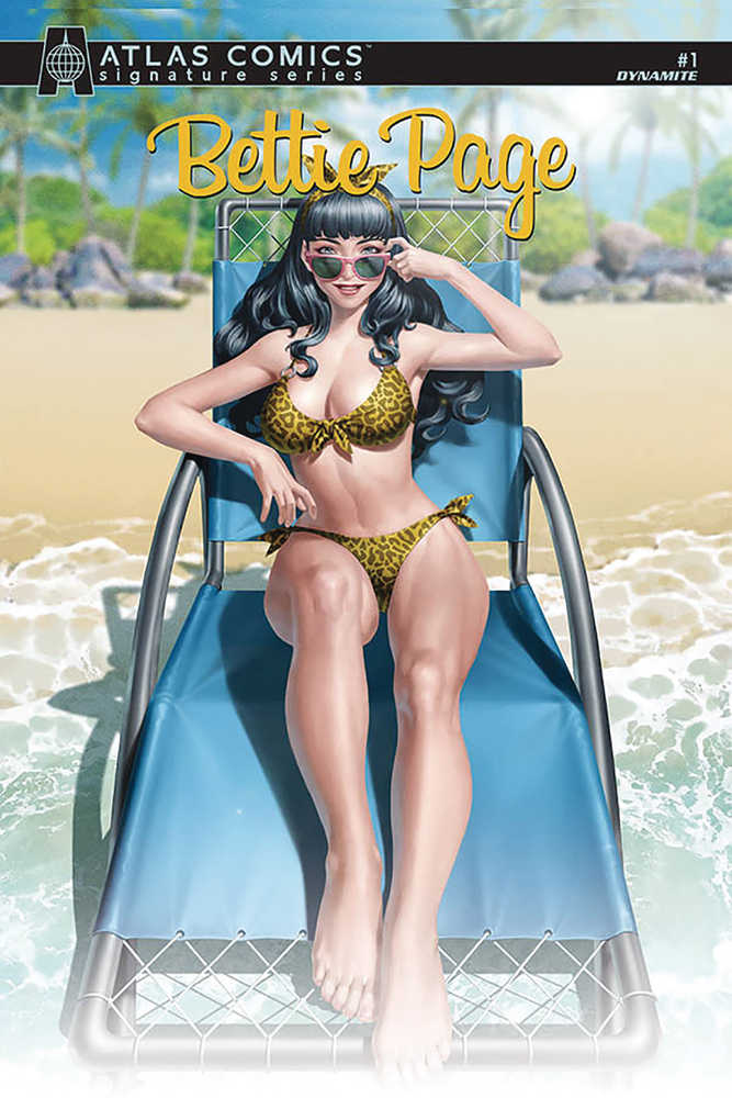 Bettie Page #1 Pacheco Signed Atlas Edition 