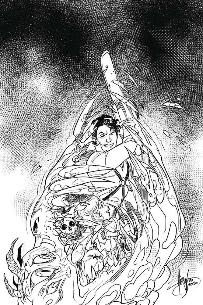 Death To Army Of Darkness #5 20 Copy Andolfo Black & White Full Art Variant Edition