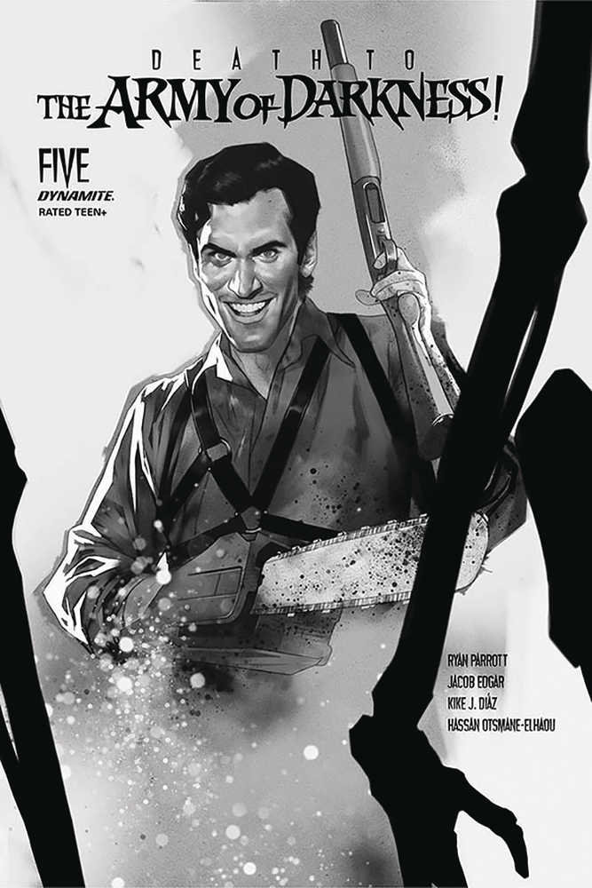 Death To Army Of Darkness #5 30 Copy Oliver Black & White Variant Edition