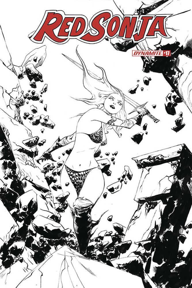 Red Sonja #17 30 Copy Lee Black & White Variant Edition