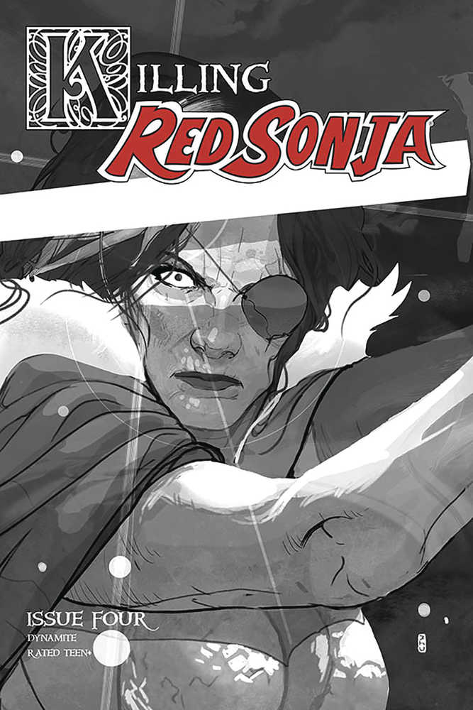 Killing Red Sonja #4 10 Copy Ward Grayscale Variant Edition