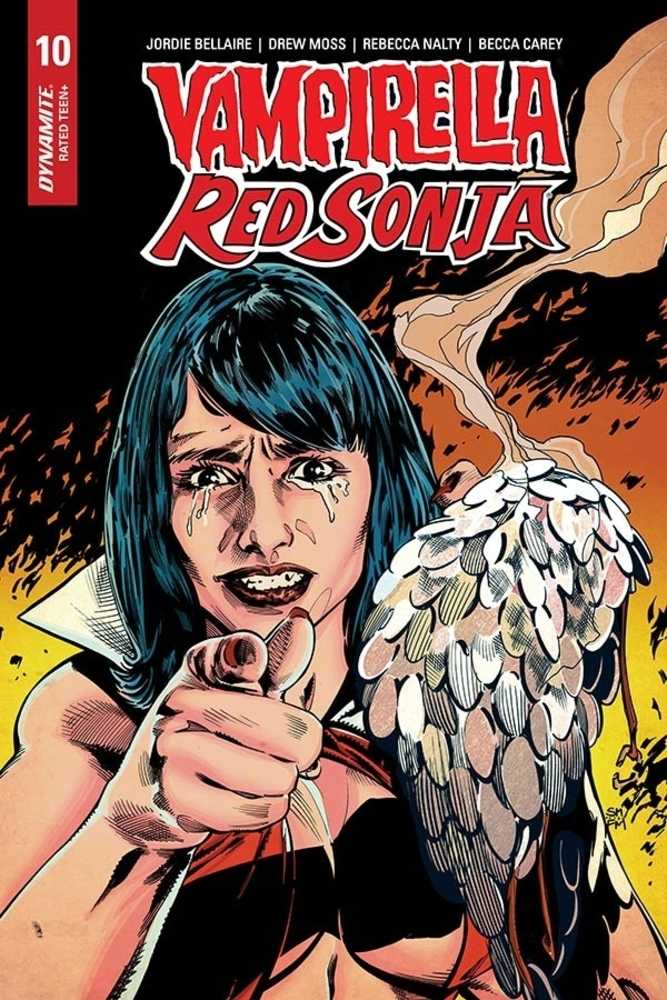 Vampirella Red Sonja #10 7 Copy Mooney Homage Variant Edition