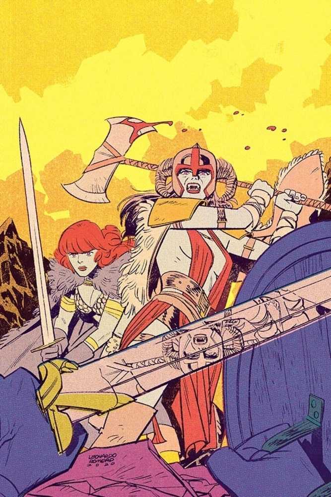Vampirella Red Sonja #10 20 Copy Romero Full Art Variant Edition
