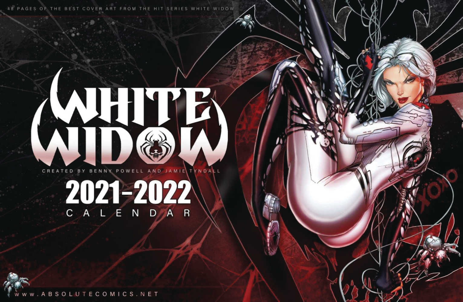 White Widow 24 Month 2021 2022 Wall Calendar 