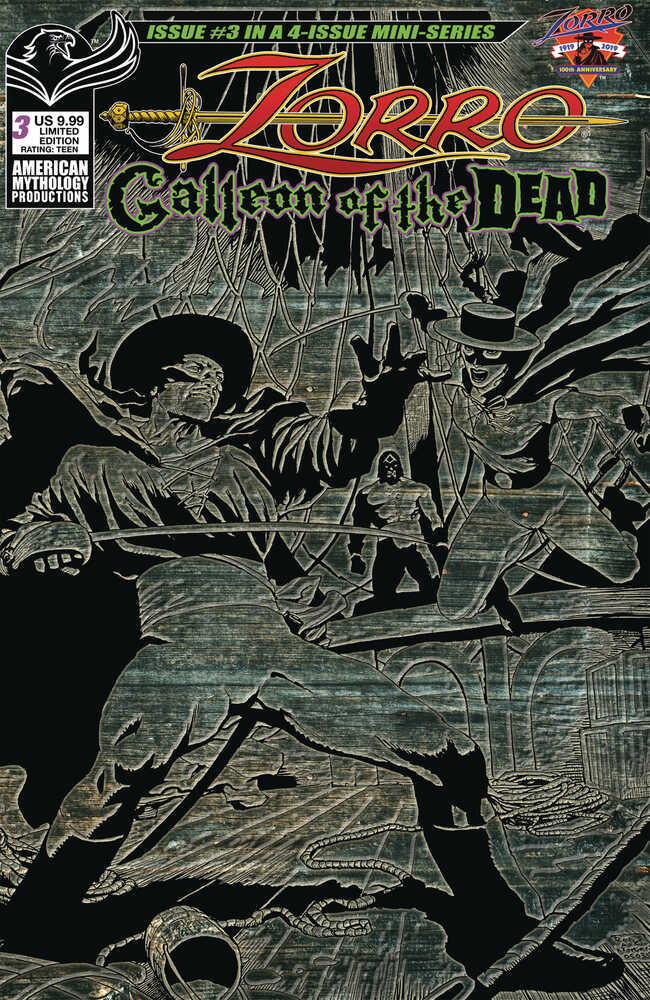 Zorro Galleon Of Dead #3 Cover B Pulp Limited Edition