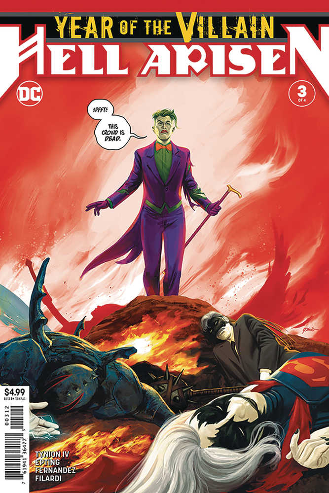 Df Year Of Villain Hell Arisen #3 Tynion Signed 