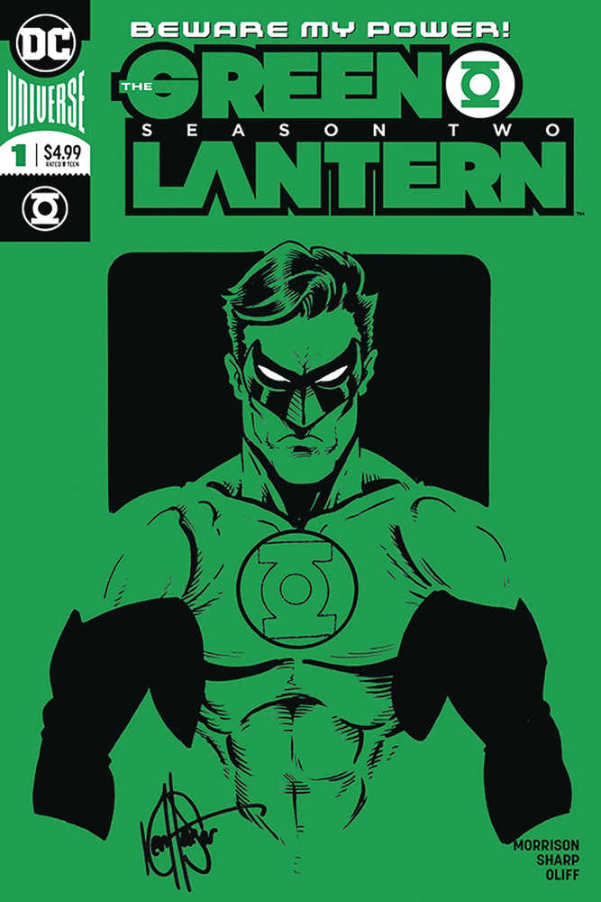 Df Green Lantern Season 2 #1 Haeser Signed Rmrk 