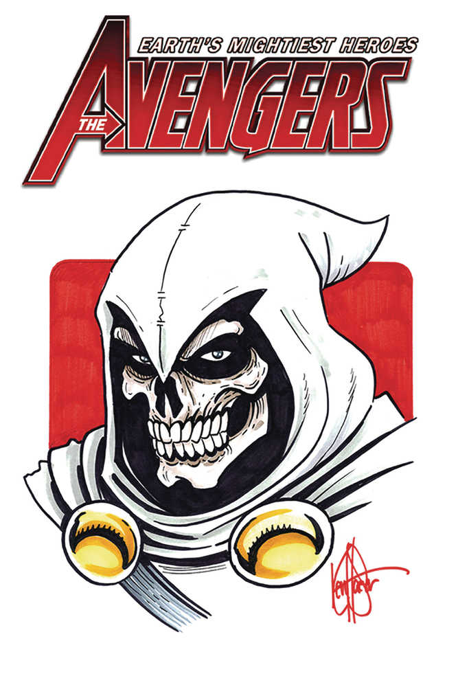 Df Avengers #1 Taskmaster Haeser Sketch Signed Rmrk 