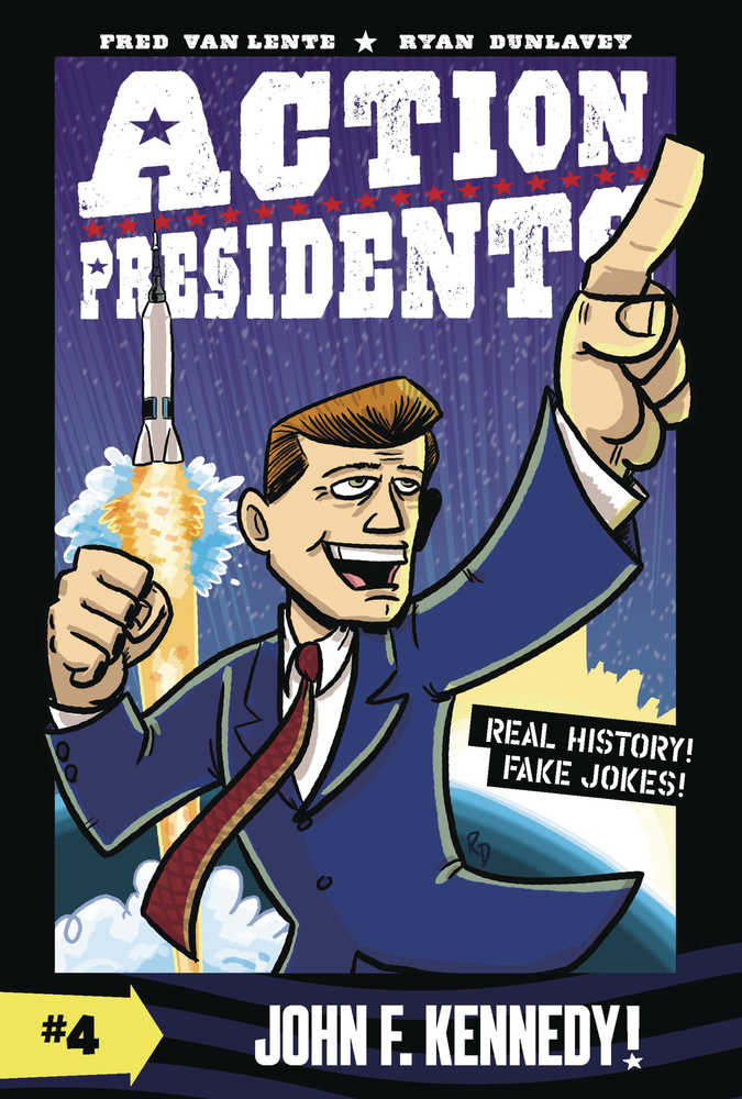 Action Presidents Color Hardcover Graphic Novel Volume 04 John F Kennedy 