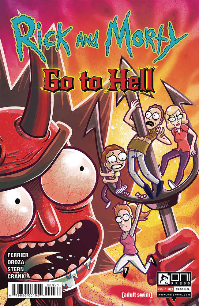 Rick And Morty Go To Hell #3 Cover B Oroza