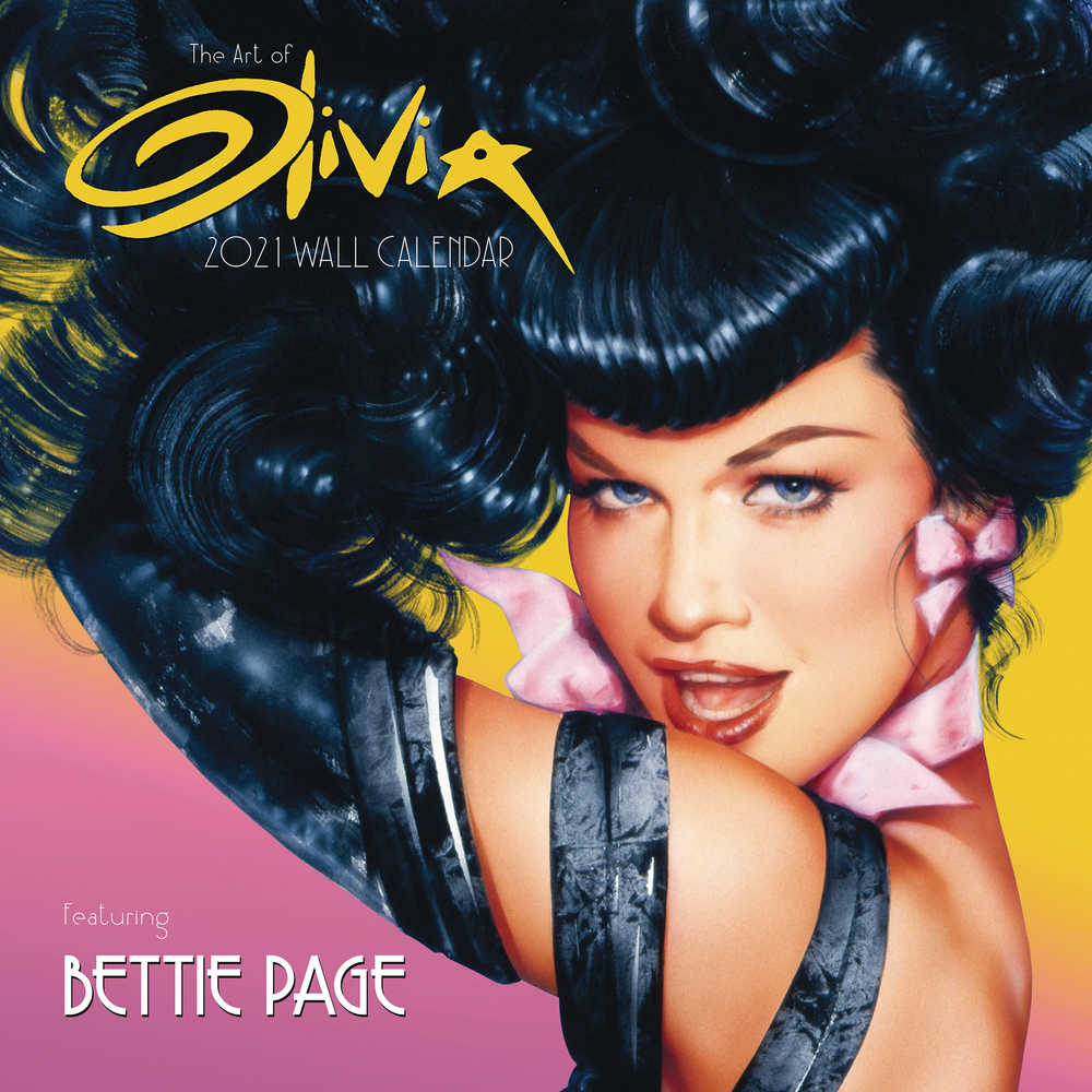 Art Of Olivia 2021 Wall Calendar (Mature) 