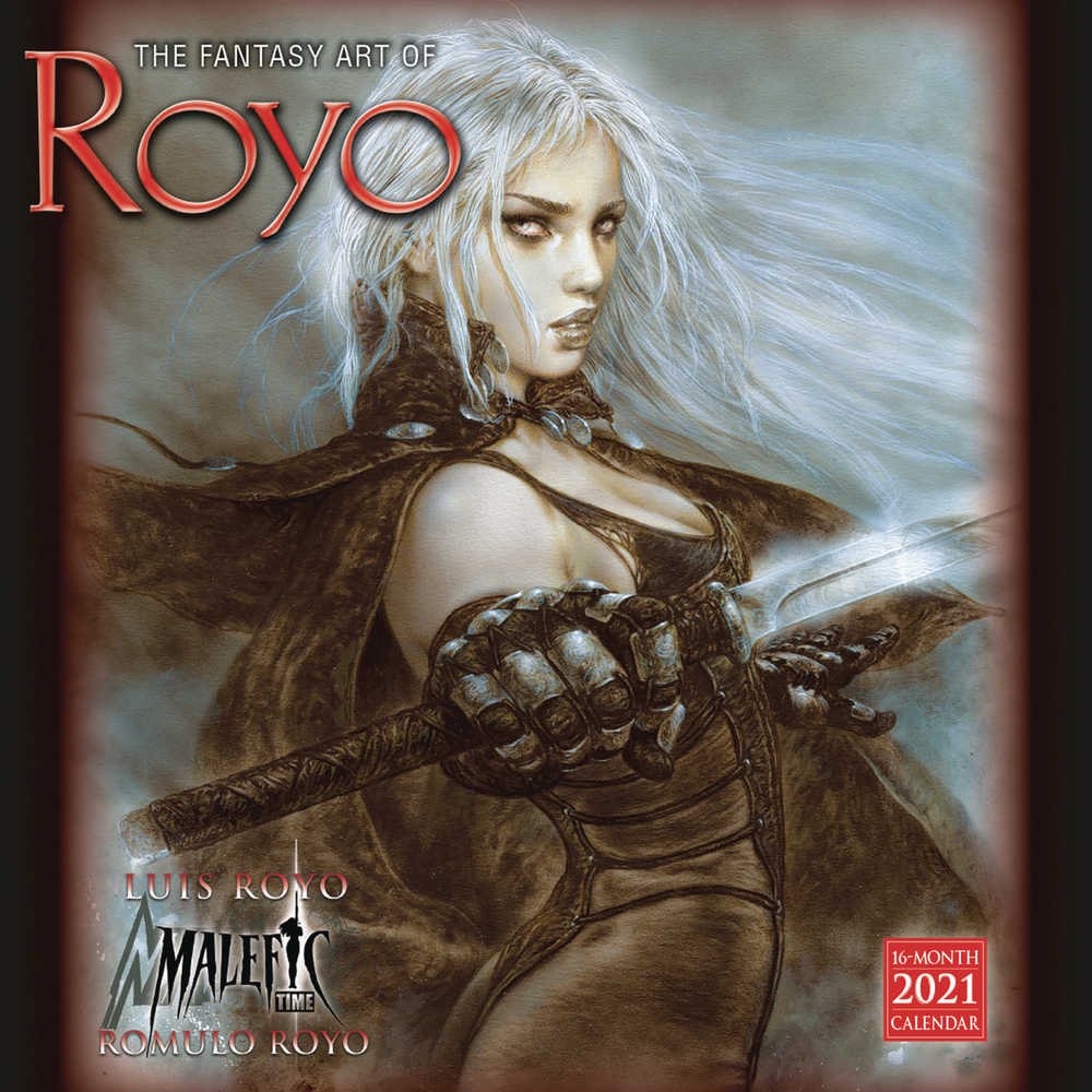 Fantasy Art Of Luis Royo 2021 Wall Calendar (Mature) 