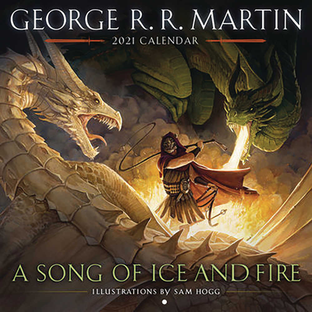George R.R. Martin's Song Ice & Fire 2021 Wall Cal 