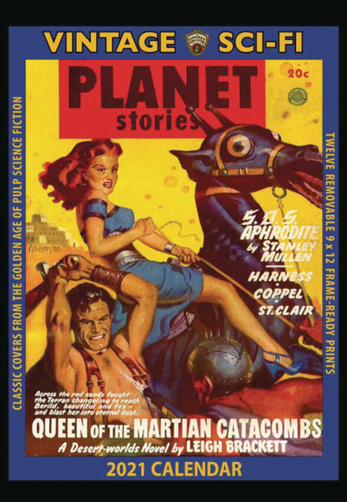 Vintage Sci Fi 2021 Wall Calendar 