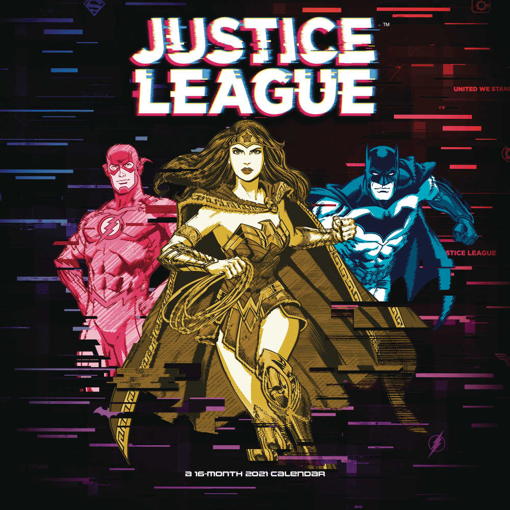 Justice League Classic 2021 Wall Calendar 