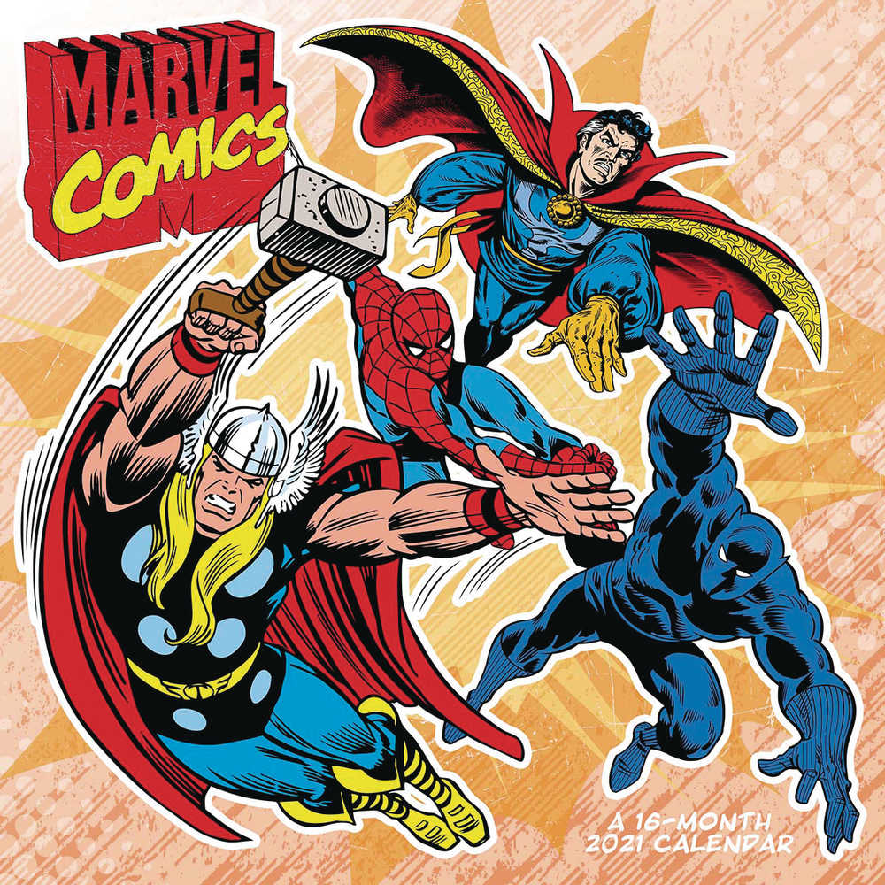 Marvel Comics Retro 2021 Wall Calendar 