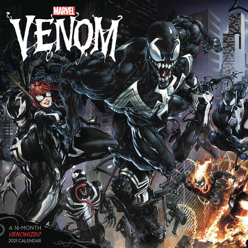 Marvel Venom 2021 Wall Cal 