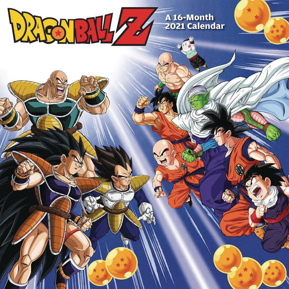 Dragonball Z 2021 Wall Calendar 