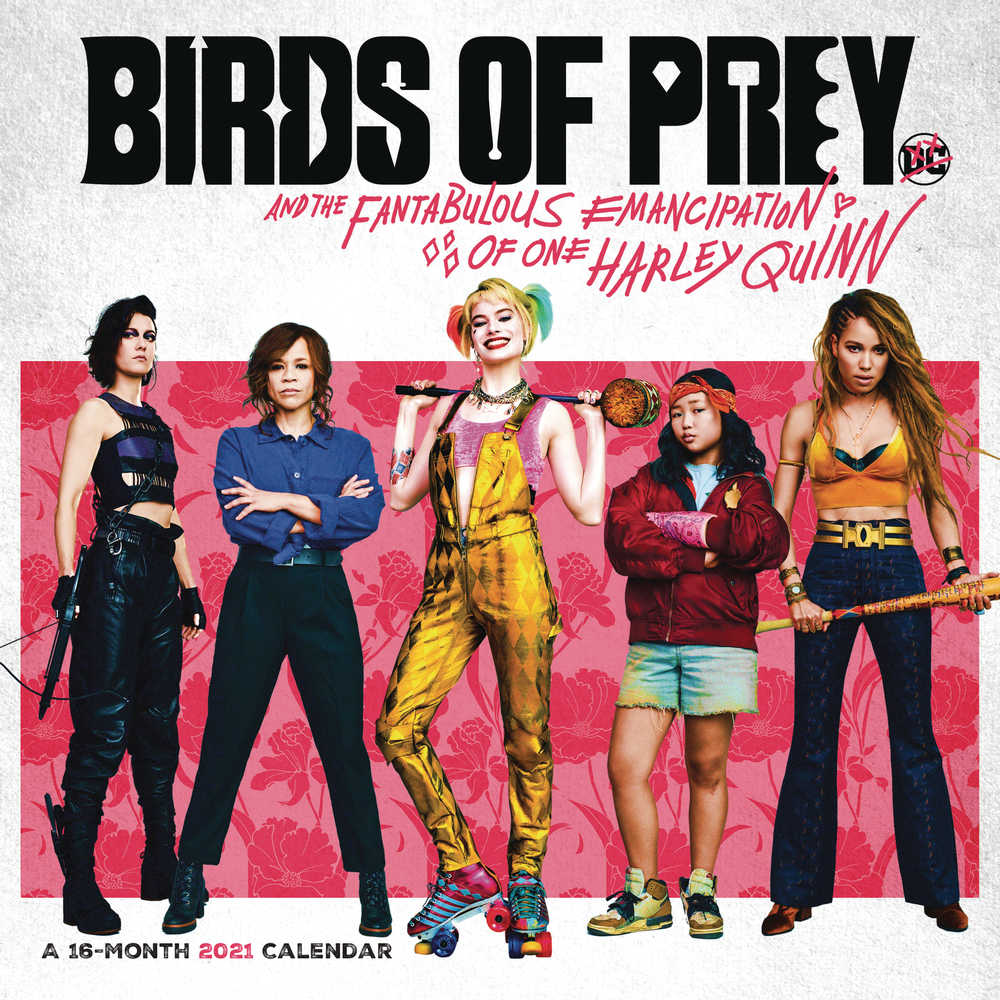 Birds Of Prey Harley Quinn 2021 Wall Calendar 