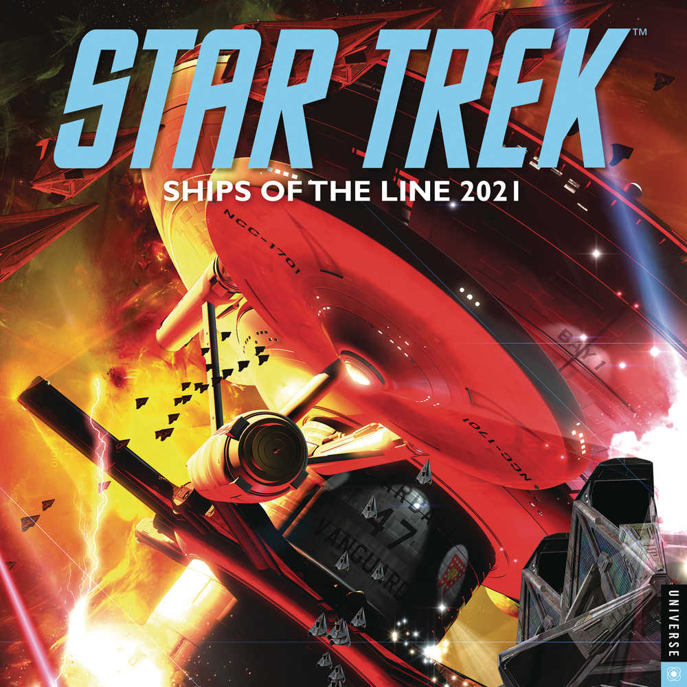 Star Trek Ships Of Line 2021 Wall Calendar 