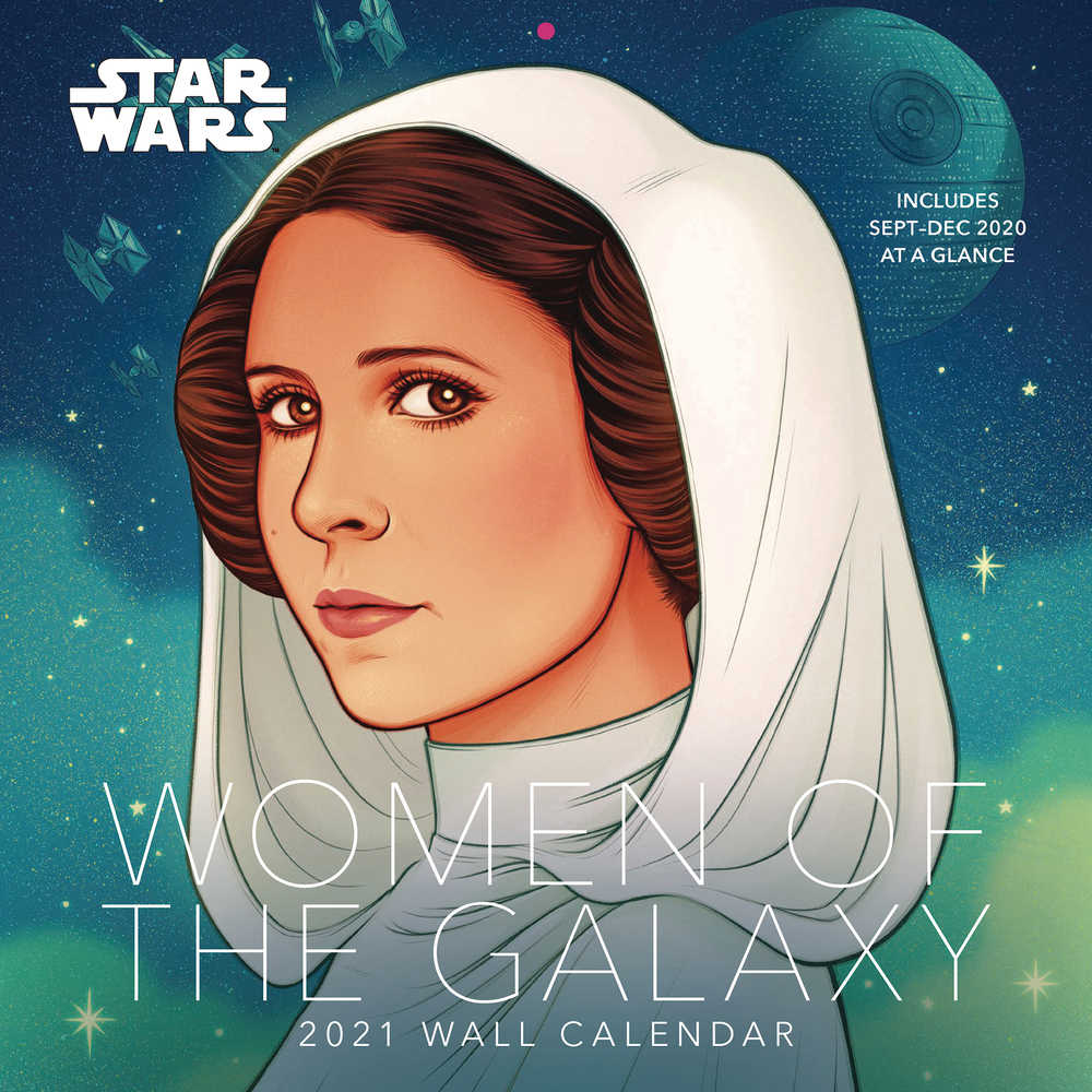 Star Wars Women Of Galaxy 2021 Wall Calendar 