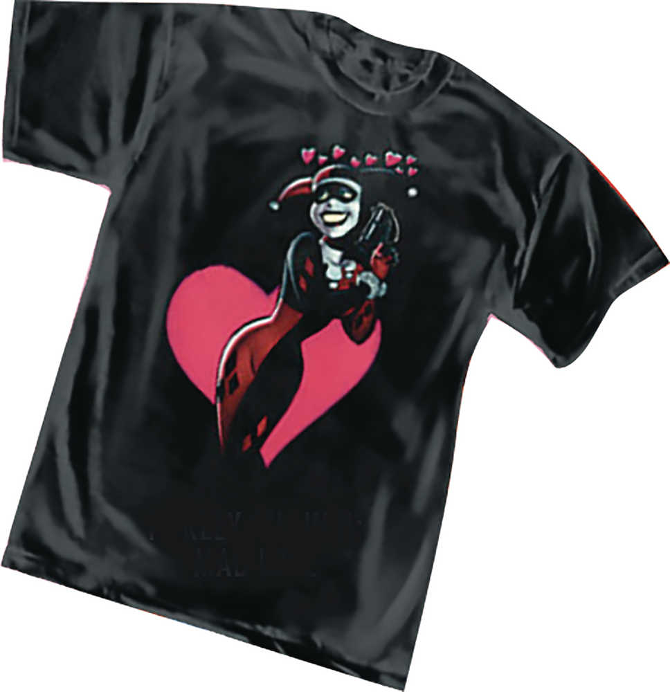 Harley Quinn II Mad Love T-Shirt SM 