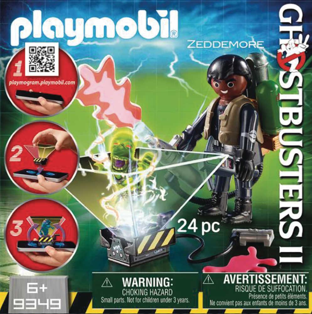 Playmobil Ghostbusters II Winston Zeddemore Action Figure 