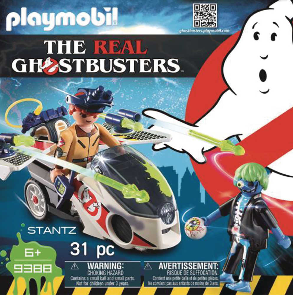 Playmobil Real Ghostbusters Stantz W/Skybike Action Figure Set 