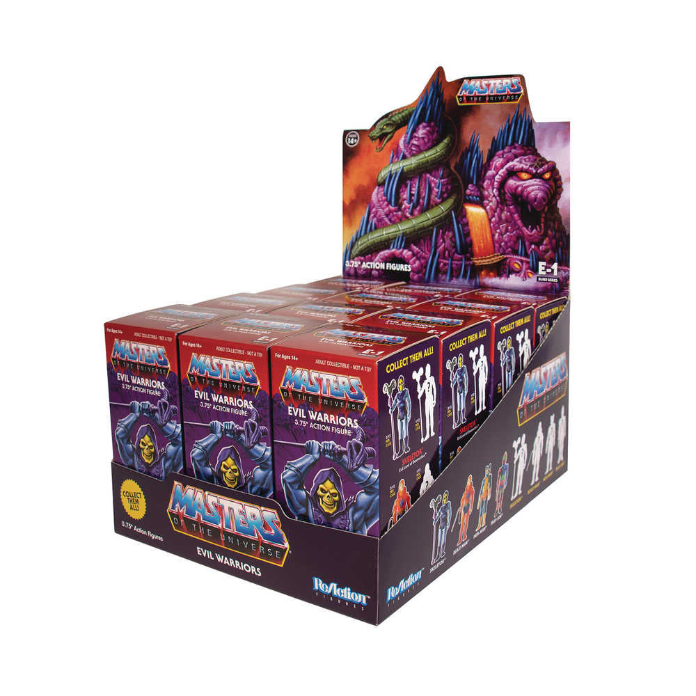 Masters of the Universe Snake Mountain Reaction Figure 12 Pc Bmb Display  
