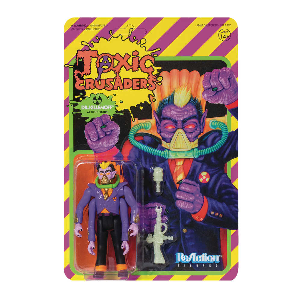 Toxic Crusaders Dr Killemoff Reaction Figure  