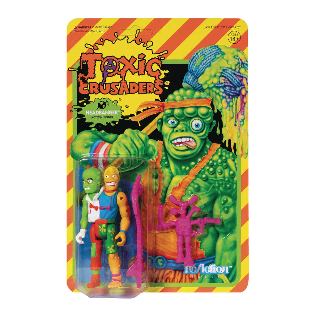Toxic Crusaders Headbanger Reaction Figure  