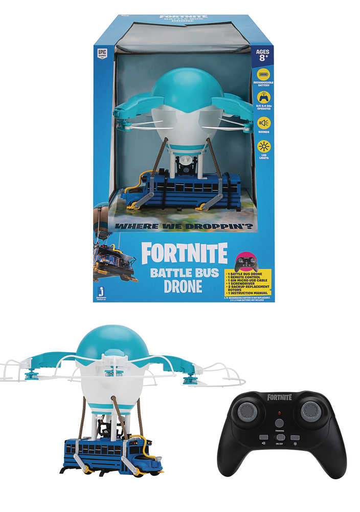 Fortnite Battle Bus 7 In Drone 